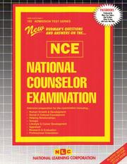 Cover of: National Counselor Examination (NCE) (Admission Test Series)