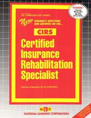 Certified Insurance Rehabilitation Specialist (CIRS) (Cirs) by Jack Rudman