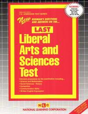 Cover of: Liberal Arts & Sciences Test (LAST) (Admission Test Series)