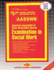 Cover of: Aasswb Examination in Social Work (Aasswb)(I Vol. Combined)