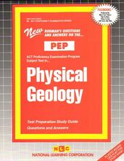 Physical Geology (ACT Proficiency Examination Program) by Jack Rudman