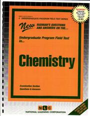Cover of: Chemistry (Undergraduate Program Field Tests (Upft).) | 