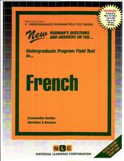 Cover of: French (Undergraduate Program Field Tests (Upft).)