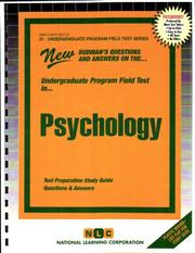 Cover of: Psychology (Undergraduate Program Field Tests (Upft).)