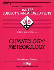 DSST Climatology/Meteorology (DANTES series) by Jack Rudman