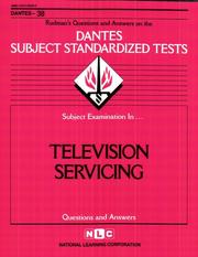 Cover of: DSST Television Servicing | Jack Rudman