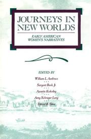 Cover of: Journeys in New Worlds by William L. Andrews
