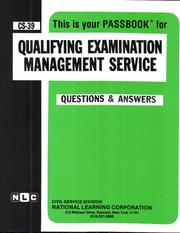 Cover of: Qualifying Examination - Management Service (General Aptitude and Abilities Series)