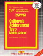 Cover of: California Achievement Test-Middle School (Cat/M)