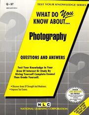 Cover of: What Do You Know About Photography