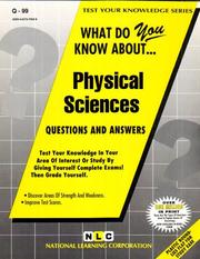 Cover of: Physical Sciences | Jack Rudman