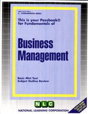 Cover of: Business Management