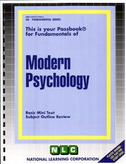 Cover of: Modern Psychology | National Learning Corporation
