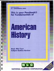 Cover of: American History