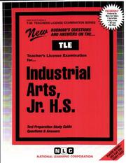 Cover of: Industrial Arts: Junior High School (Teachers License Examination Series (Tle).)