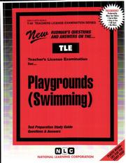 Cover of: Teacher of Playgrounds: Swimming (Teachers License Examination Series (Tle).)