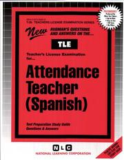 Cover of: Attendance Teacher (Spanish)