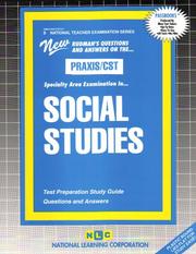 Cover of: PRAXIS/CST Social Studies (National Teachers Examination Series) (National Teachers Examination Series : Nt 8)