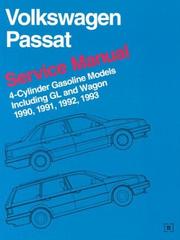 Cover of: Volkswagen Passat Service Manual 1990, 1991, 1992, 1993 by Ross Cox, Ross Cox