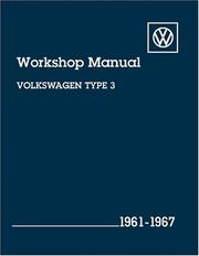 Cover of: Volkswagen Type 3 workshop manual: 1961-1967.
