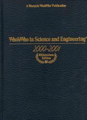 Cover of: Who's Who in Science and Engineering by Kristin A. Eckes