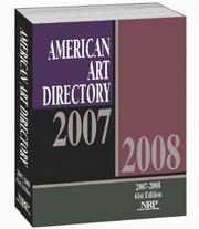 Cover of: Who's Who in American Art 2007-2008 (Who's Who in American Art)
