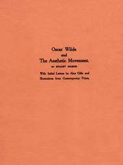 Cover of: Oscar Wilde and the aesthetic movement