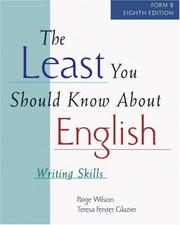 The least you should know about English by Paige Wilson, Paige L. Wilson, Teresa Ferster Glazier