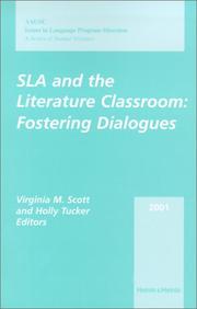 Cover of: SLA and the literature classroom: fostering dialogues