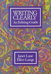 Cover of: Writing clearly
