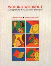 Cover of: Writing Workout: A Program for New Students of English