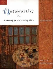 Cover of: Noteworthy: listening and notetaking skills