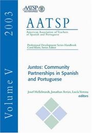 Cover of: Juntos: community partnerships in Spanish and Portuguese