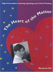 Cover of: The Heart of the Matter by Marjorie Vai