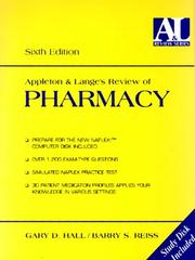 Cover of: Appleton & Lange's review of pharmacy by Gary D. Hall