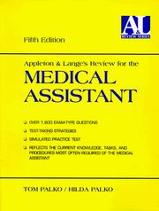 Cover of: Appleton & Lange's review for the medical assistant by Tom Palko, Tom Palko