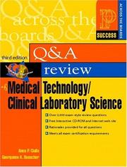 Cover of: Prentice Hall Health's Question and Answer Review of Medical Technology/Clinical Laboratory Science (3rd Edition) by Anna Ciulla, Georganne Buescher