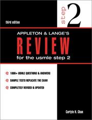 Cover of: Appleton & Lange's Review for the USMLE Step 2