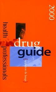 Cover of: Appleton & Lange Health Professionals Drug Guide, 2000 | Margaret T., Phd Shannon