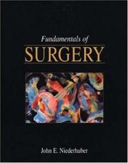 Cover of: Fundamentals of Surgery by John E. Niederhuber