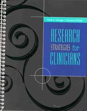 Cover of: Research strategies for clinicians | Bradi B. Granger