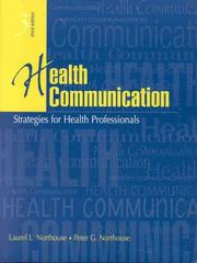 Cover of: Health communication: strategies for health professionals
