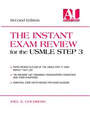Cover of: The instant exam review for the USMLE, step 3