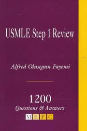 Cover of: MEPC: USMLE Step 1 Review