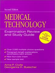 Cover of: Medical technology examination review and study guide