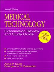 Cover of Medical technology examination review and study guide