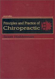 Cover of: Principles and Practice of Chiropractic