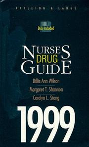 Cover of Nurses' drug guide, 1999