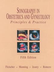 Cover of: Sonography in obstetrics and gynecology by edited by Arthur C. Fleischer ... [et al.].