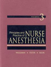 Cover of: Principles and practice of nurse anesthesia